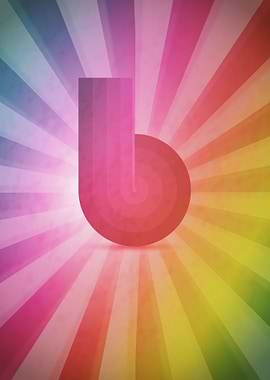 Retro letter B
