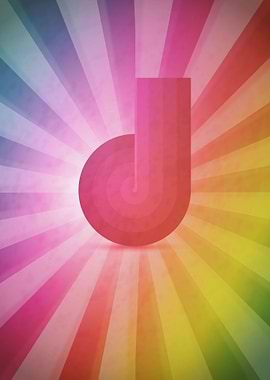 Retro letter D