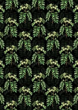 Black Service Tree Pattern