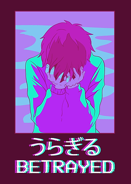 Emo Anime Boy Vaporwave