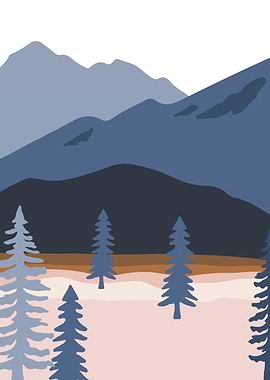 Blue Mountain Pine Tree