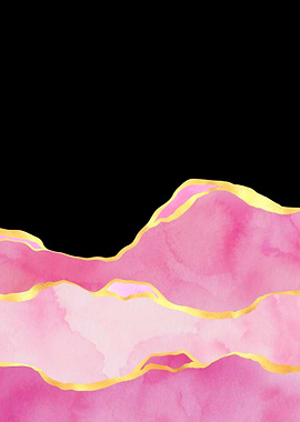 Pink Painted Agate 01