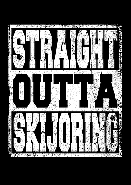 Skijoring Saying funny