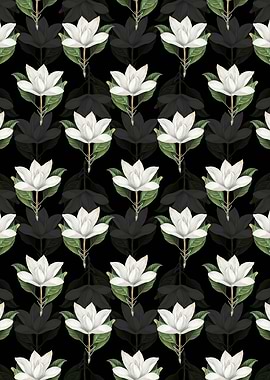 White Southern Magnolia