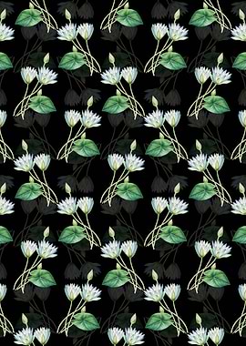 Egyptian Lotus Pattern