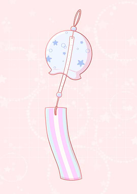 Trans Pride Wind Chime