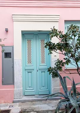 Pink House in Athens 1
