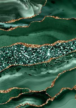 Agate Glitter Ocean 16