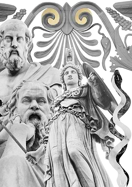 Socrates Plato Athena Owl