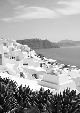 Santorini Oia Bliss BW 1