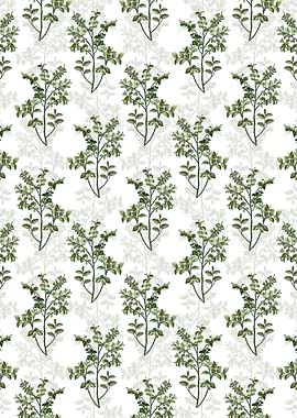 Floral Bilberry Pattern