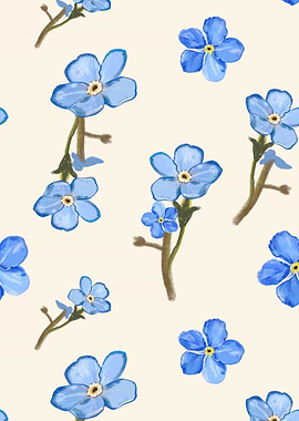 Forget me not flowers