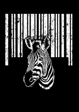Zebra Barcode Animal Lover
