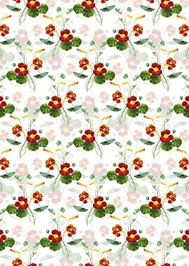 Floral Monks Cress Pattern
