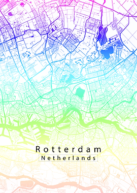 Rotterdam City Map