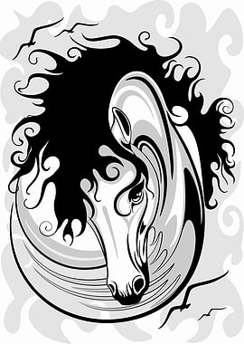 Horse Surreal Portrait