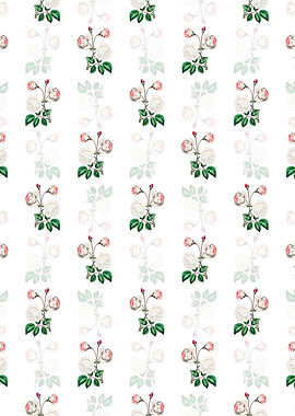 Ruga Rose Flower Pattern