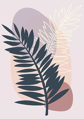 Olive leaf geometrical art