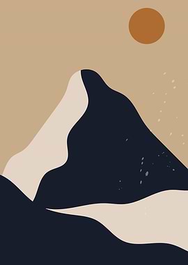 Mid century Minimal hills