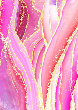 Sparkling Pink Agate 07