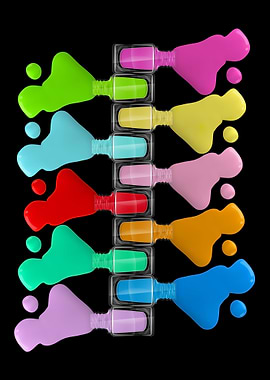 Nail Polish Tubes Make Up