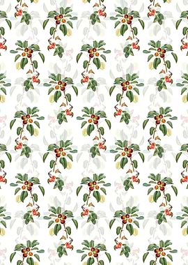 Floral Musky Pear Pattern