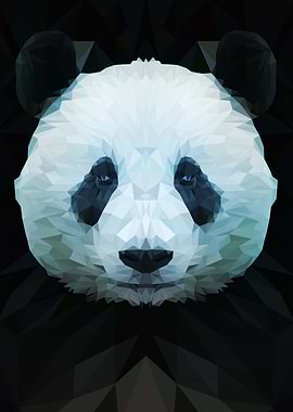 Panda Low Poly