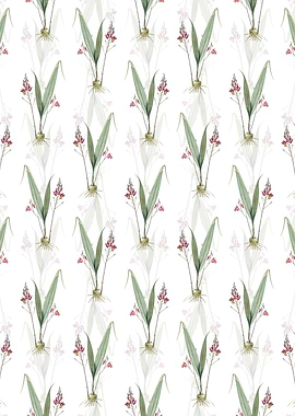 Floral Pine Pink Pattern