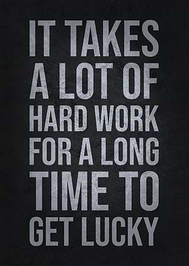 Hard Work vs Lucky