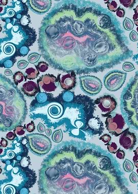 Liquid colorful shapes