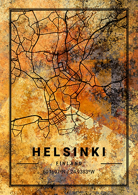 Helsinki Finland Map