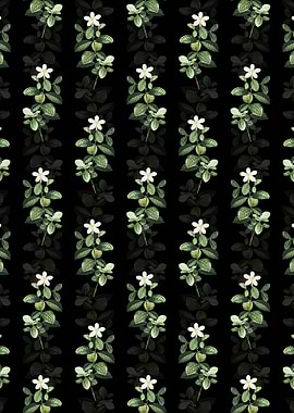 Floral Gardenia Pattern