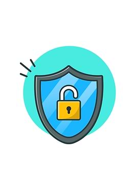 Security Shield Cartoon