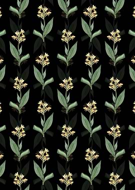 Floral Water Canna Pattern