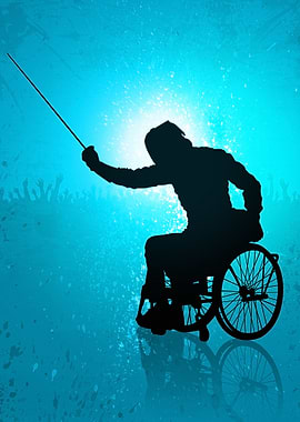 Paralympics fencer