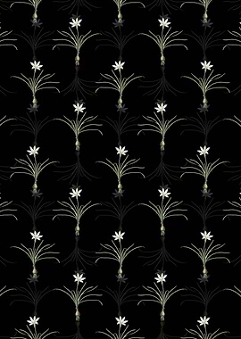 Floral Rain Lily Pattern