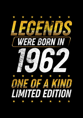 Legends were born in 1961