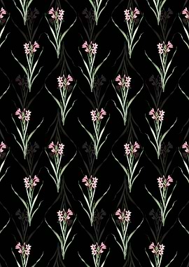 Floral Sword Lily Pattern