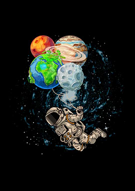 Space Planets Balloons