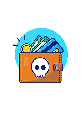 Wallet With Coin And Card