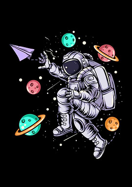 Astronaut Paper Planes