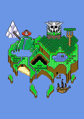 WARIO Warioland World Map