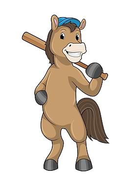 Horse Baseball Sports