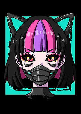 Cyborg Anime Girl