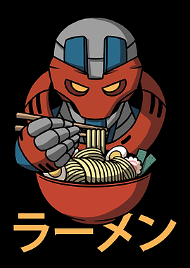 Cyborg Robot Ramen Noodles