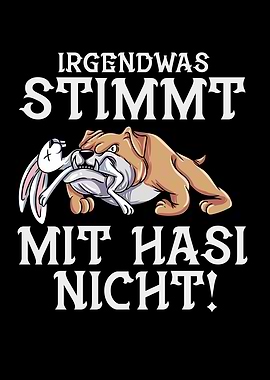 Funny german rabbit dog