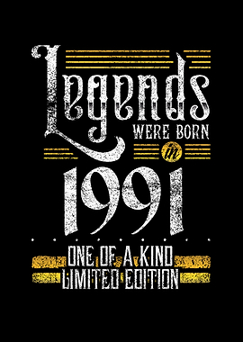 Legends were born in 1991