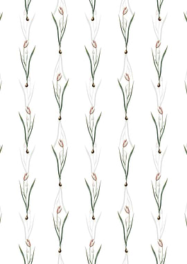 Floral Lady Tulip Pattern