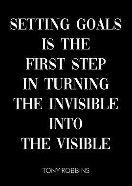 Tony Robbins Quote Goal