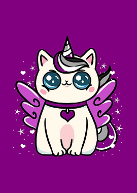 Asexual Caticorn Ace Pride